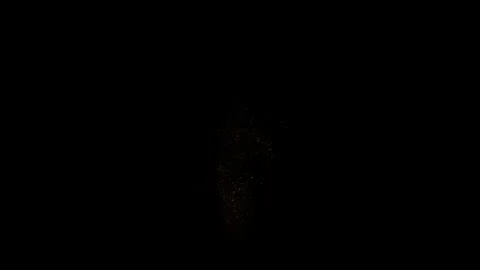 Realistic Fire Embers Floating in Air Cinematic VFX Overlay 4K Background Видео 341387733