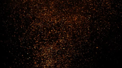 Realistic Fire Embers Floating in Air Cinematic VFX Overlay 4K Background 스톡 동영상 341387736