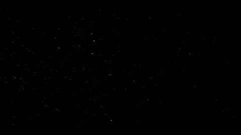 Realistic Fire Embers Floating in Air Cinematic VFX Overlay 4K Background Video stock 341387995