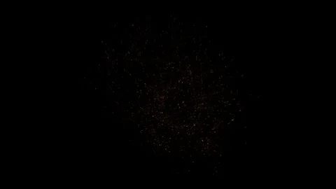 Realistic Fire Embers Floating in Air Cinematic VFX Overlay 4K Background 스톡 동영상 341388048