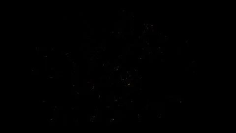 Realistic Fire Embers Floating in Air Cinematic VFX Overlay 4K Background Stock-Footage 341388073