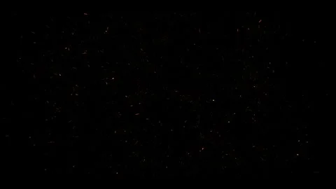 Realistic Fire Embers Floating in Air Cinematic VFX Overlay 4K Background Видео 341388095