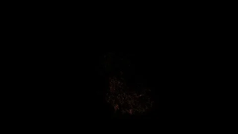 Realistic Fire Embers Floating in Air Cinematic VFX Overlay 4K Background 스톡 동영상 341388168
