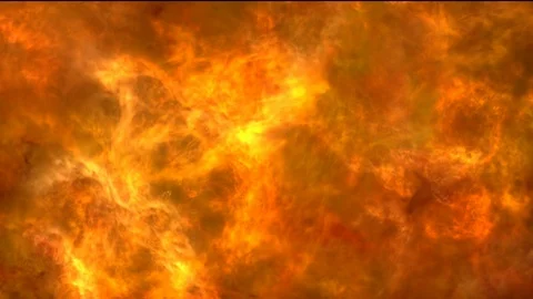 Realistic fire explosion Stock Footage 118504664