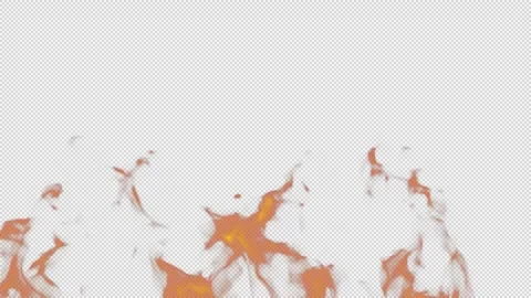 Realistic Fire Flame Element with Intense Burning Flames Видео 345348066