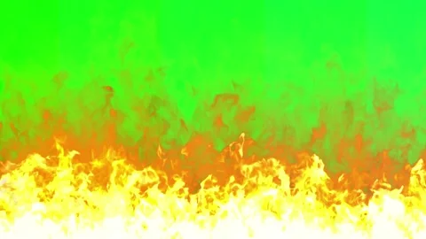 Realistic Fire Flame Element with Intense Burning Flames Stockbeeldmateriaal 346176955