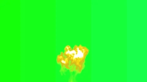 Realistic Fire Flame Element with Intense Burning Flames Stock-Footage 346179846
