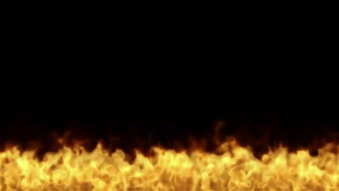 Realistic Fire Flame Element with Intense Burning Flames Видео 346181244