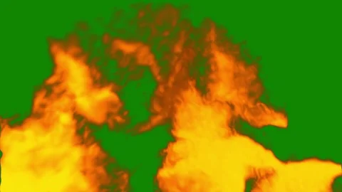 Realistic fire flames with vivid orange and red tones Stock Footage 320326778