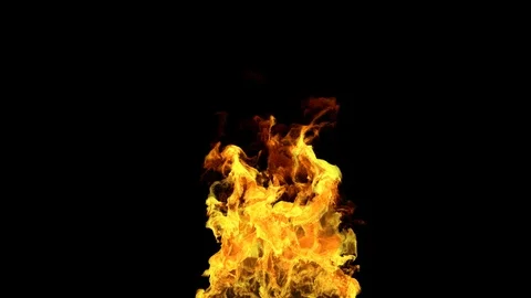 Realistic fire Stock Footage 117199293
