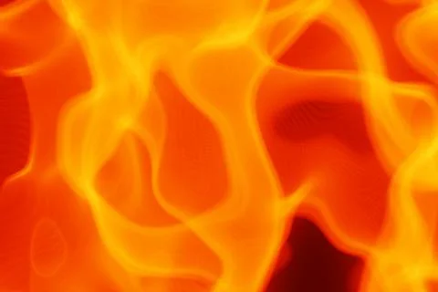 Realistic Fire Full Flames Background 3D rendering Illustrazione stock