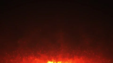 Realistic fire particles and glowing smoke loop for cinematic heat and ener.. Stock Footage 338106234