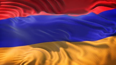 Realistic Flag of Armenia Stock Footage 98220880