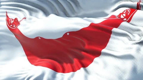 Realistic Flag of Easter Island Rapa Nui Stock Footage 98895017
