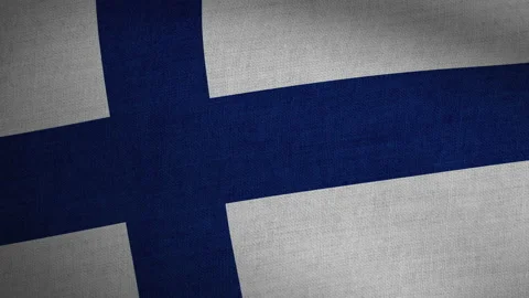 Realistic Flag Seamless Loop - Finland Stock Footage 145687669