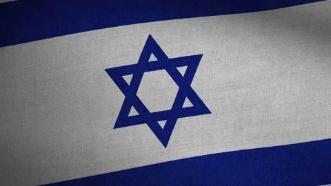 Realistic Flag Seamless Loop - Israel Stock Footage 145691154