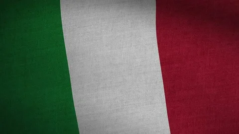 Realistic Flag Seamless Loop - Italy Stock Footage 145691116