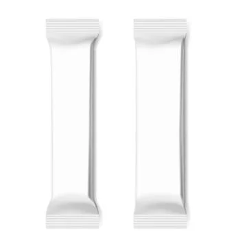 Realistic Flow Pack Top View Stock Illustration