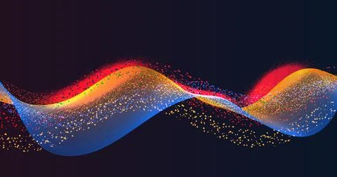 Realistic geometric vector background banner art. Abstract background design Stock Illustration