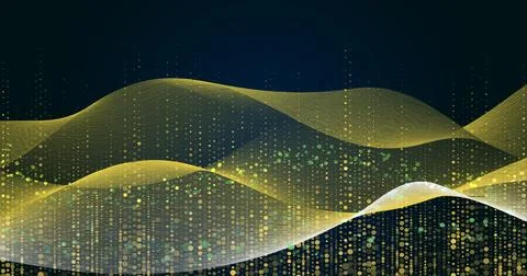 Realistic geometric vector background banner design. Abstract technology ba.. Illustration