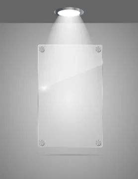 Realistic Glass Frames.  Illustration Stock Illustration