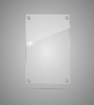 Realistic Glass Frames.  Illustration Stock Illustration