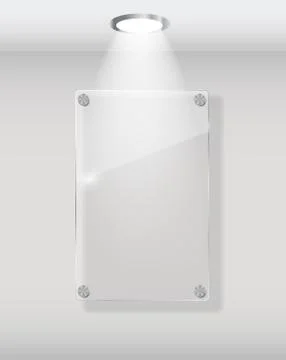 Realistic Glass Frames.  Illustration Stock Illustration