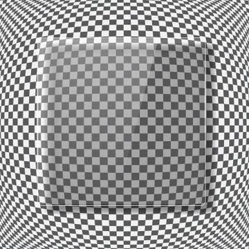 Realistic Glass Frames. Vector Illustration Stock Illustration