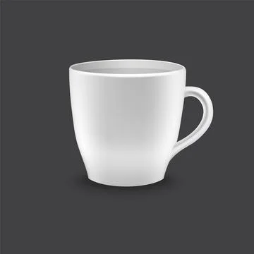 Realistic of a glass vector illustration. Stock Illustration