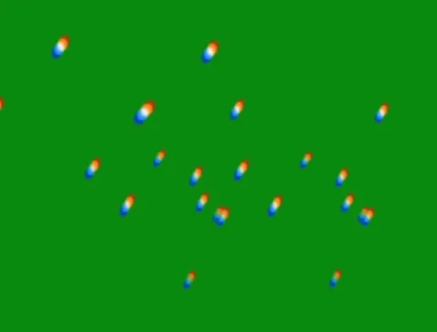 Realistic Glitter Starfall Seamless 4K Animation Stock Footage 304882050