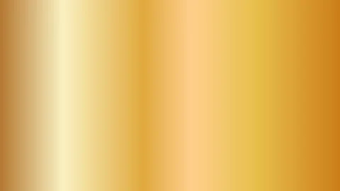 Realistic gold gradient texture. Shiny golden metal foil gradient. Vector Stock Illustration