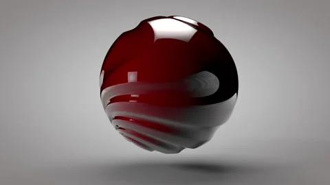 Realistic graphic animation of a mutant sphere - 4k - ProRes Stock Footage 151035892