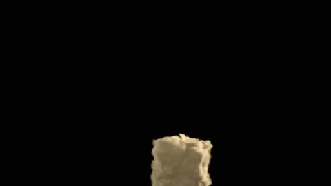 Realistic graphic realization of smoke - 4k - ProRes Stock Footage 147618218