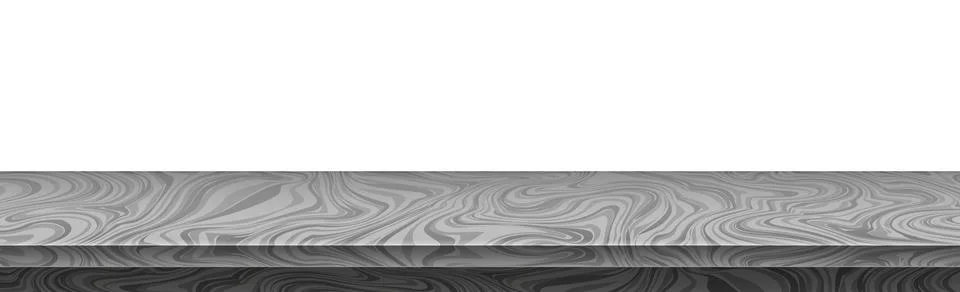 Realistic gray stone table top, background for presentation - Vector Stock Illustration