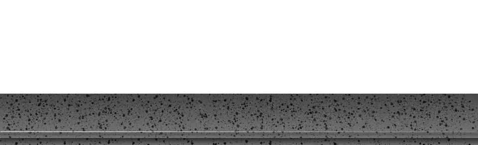 Realistic gray stone table top, background for presentation - Vector Illustrazione stock