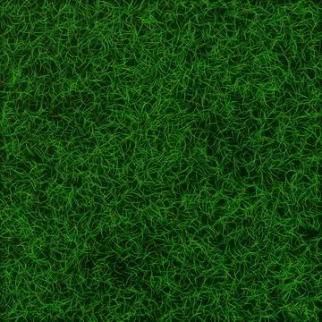 Realistic green grass texture template. Nature green field background. Illustrazione stock