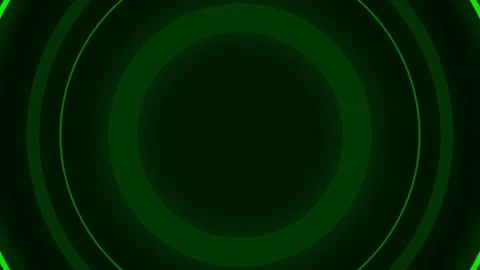 Realistic green light circle shape isolate on black background. Vídeo Stock 166334772
