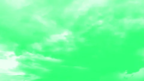 Realistic Green Screen Clouds and Mist Atmospheric Motion Graphics Overlay Stock Footage 343141727