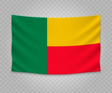 Realistic hanging flag Stock-Illustration