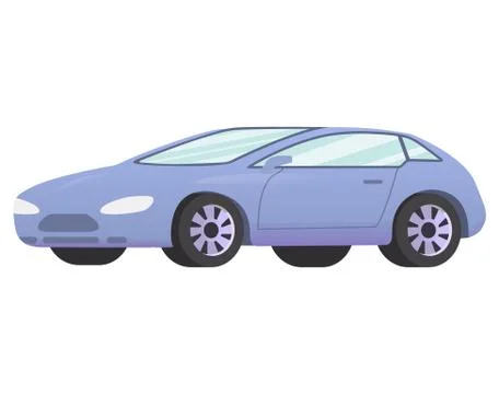 Realistic hatchback car.Vector realistic illustration.Icon for online stores  Stock Illustration