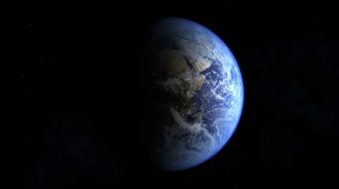Realistic HD Earth Loop Stock Footage 1079368