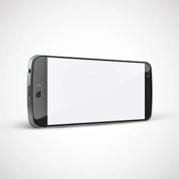 Realistic, high-detailed cellphone, vector illustration Stock Illustration