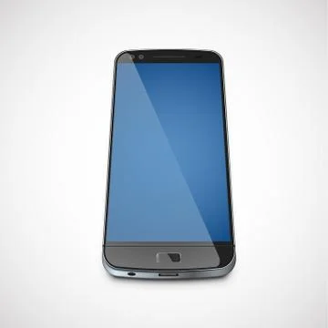 Realistic, high-detailed cellphone, vector illustration 스톡 일러스트