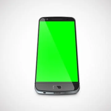Realistic, high-detailed cellphone, vector illustration 스톡 일러스트