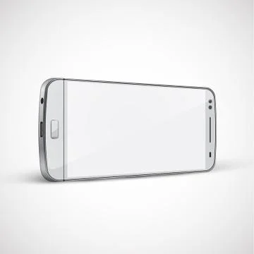 Realistic, high-detailed cellphone, vector illustration Stock Illustration