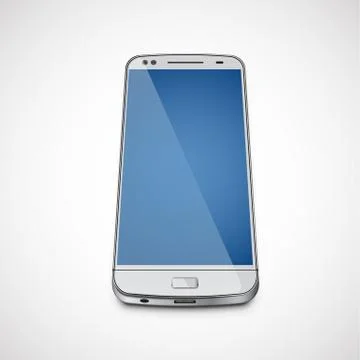 Realistic, high-detailed cellphone, vector illustration 스톡 일러스트