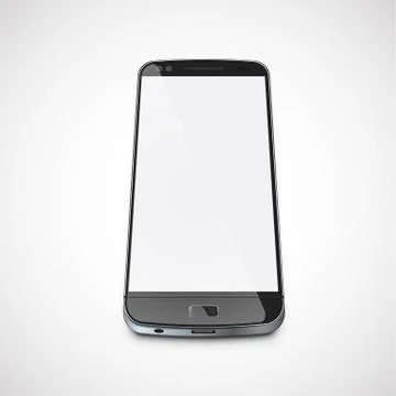 Realistic, high-detailed cellphone, vector illustration 스톡 일러스트