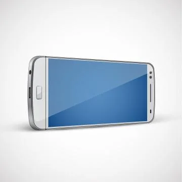 Realistic, high-detailed cellphone, vector illustration 스톡 일러스트