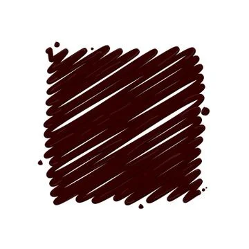 Realistic hot chocolate shape splash Stock Illustration