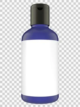 Realistic Hydrates Tones Skin Bottle 3D Rendering Mockup Template Stock Illustration
